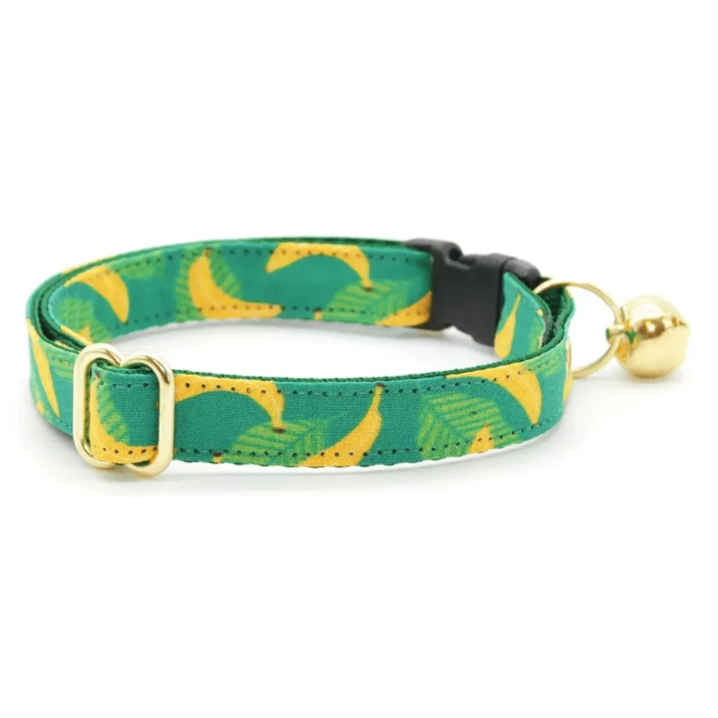 Christmas Cat Collars for Food lover cats Green